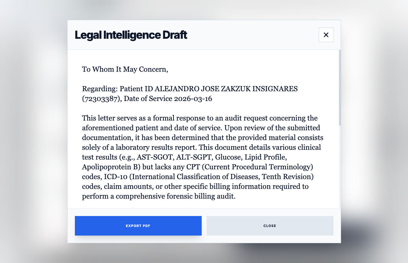 From audit to ready-to-use output